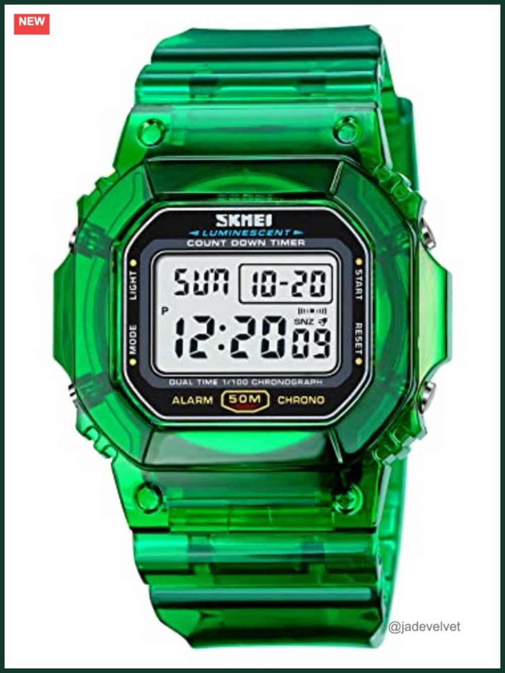 Gosasa Unisex Digital Sport Watch 50M Waterproof Stopwatch Alarm